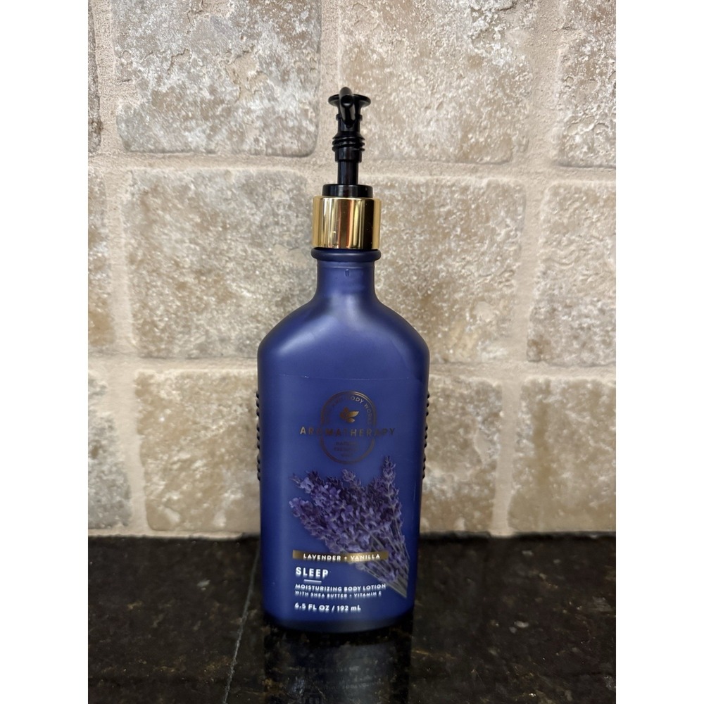 NEW Bath and Body Works Aromatherapy BODY LOTION 6.5 Fl‎ oz - Lavender Vanilla